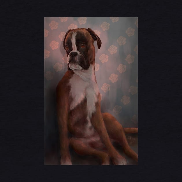 A fancy Boxer by amusedcow_art